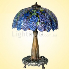 23 Inch Stained Glass Table Lamp