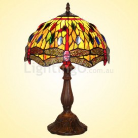 12 Inch Retro Stained Glass Table Lamp