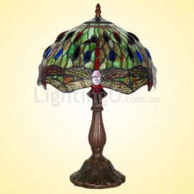 12 Inch Retro Stained Glass Table Lamp