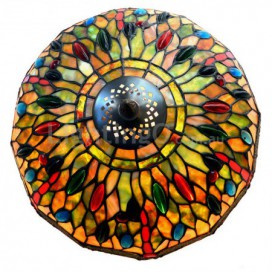 12 Inch Rural Dragonfly Stained Glass Table Lamp