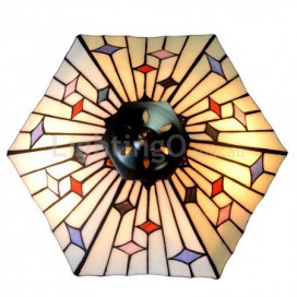 16 Inch Stained Glass Table Lamp