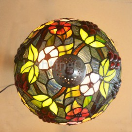 12 Inch Horse Rural Stained Glass Table Lamp