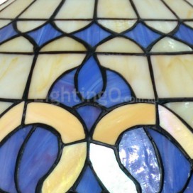 12 Inch Mediterranean Style Stained Glass Table Lamp