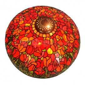 Rural Stained Glass Floor Lamp