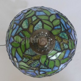 8 Inch Rural Wisteria Stained Glass Pendant Light