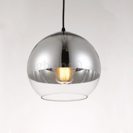 1 Light Modern/Contemporary Plating Glass Pendant Light