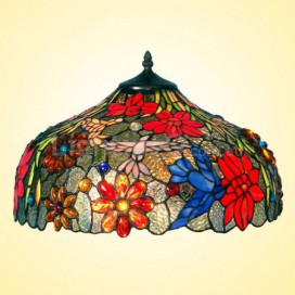 16 Inch Retro Stained Glass Table Lamp
