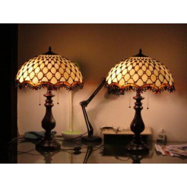 18 Inch Palace Stained Glass Table Lamp