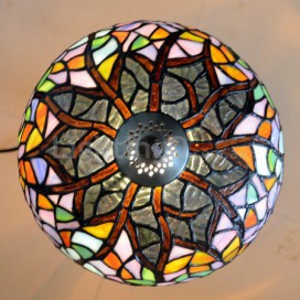 10 Inch Wisteria Stained Glass Table Lamp