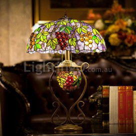 18 Inch Retro Stained Glass Table Lamp