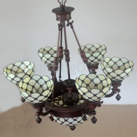 Palace Chandelier Stained Glass Chandelier