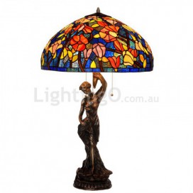 20 Inch Stained Glass Table Lamp