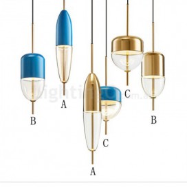 1 Light Modern/Contemporary Glass Pendant Light