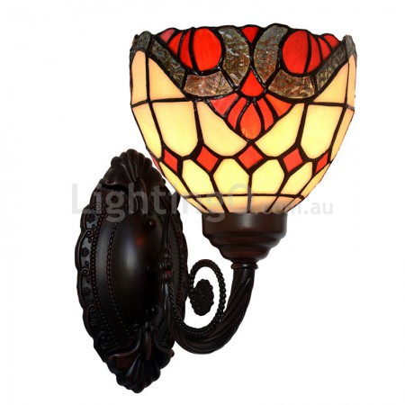 Baroque Stained Glass Wall light