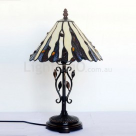 10 Inch Baroque Stained Glass Table Lamp