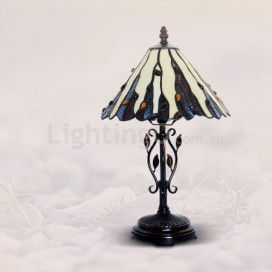 10 Inch Baroque Stained Glass Table Lamp