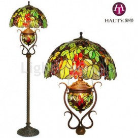 16 Inch Retro Stained Glass Floor Lamp