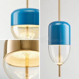 1 Light Modern/Contemporary Glass Pendant Light