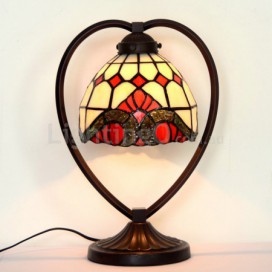 7 Inch Baroque Stained Glass Table Lamp