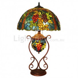 17 Inch Stained Glass Table Lamp