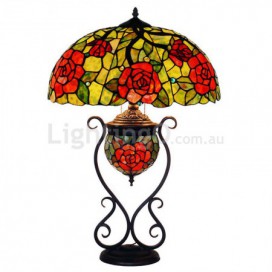 18 Inch Stained Glass Table Lamp