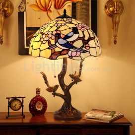 16 Inch Retro Stained Glass Table Lamp