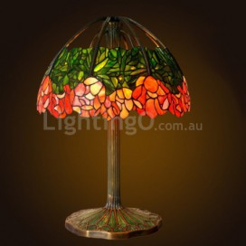 20 Inch Retro Stained Glass Table Lamp