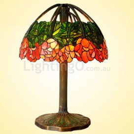 20 Inch Retro Stained Glass Table Lamp