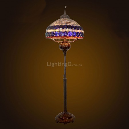 26 Inch Stained Glass Floor Lamp