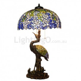 20 Inch Wisteria Stained Glass Table Lamp