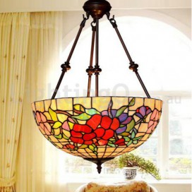 16 Inch Stained Glass Pendant Light