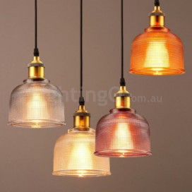 1 Light Modern/Contemporary Multi Colours Glass Pendant Light